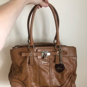 Beige/Brown Guess Purse